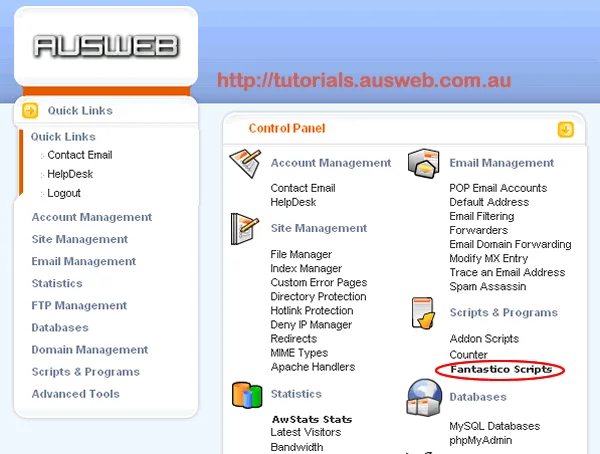 cpanel
